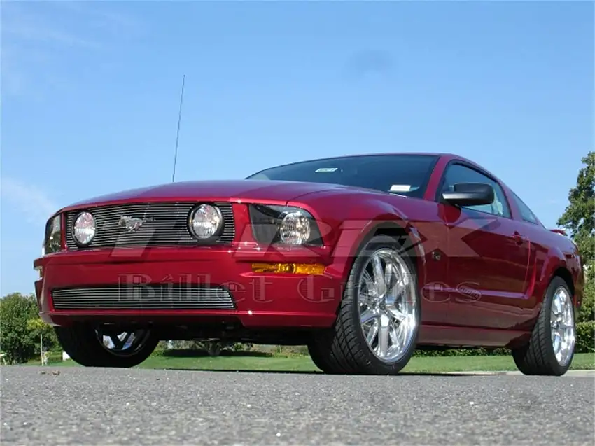 T-Rex Grilles 20516 Billet Grille, Polished, Aluminum, 3 Pc, Overlay