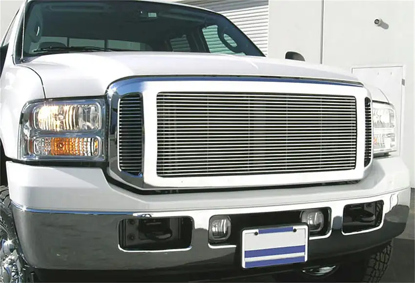 T-Rex Grilles 20561 Billet Grille, Polished, Aluminum, 3 Pc, Insert