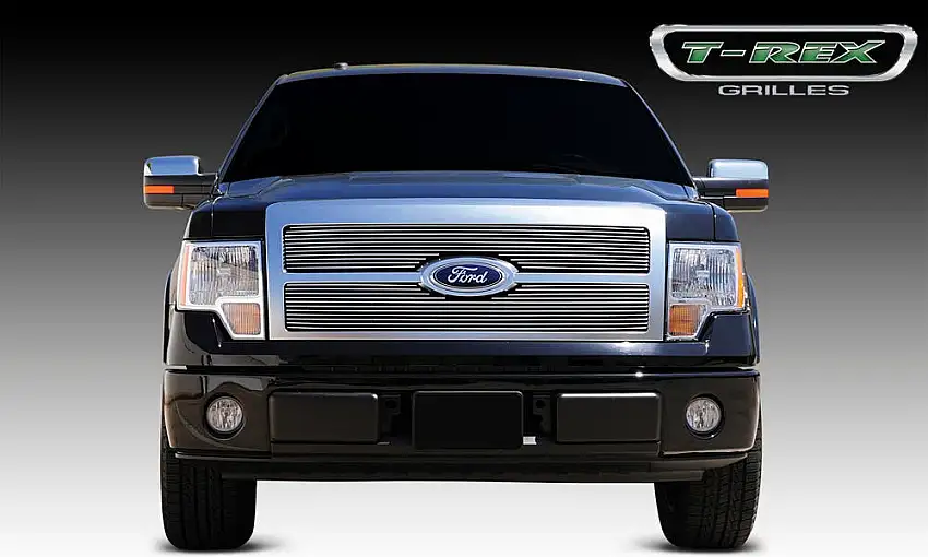 T-Rex Grilles 20567 Billet Grille, Polished, Aluminum, 2 Pc, Insert