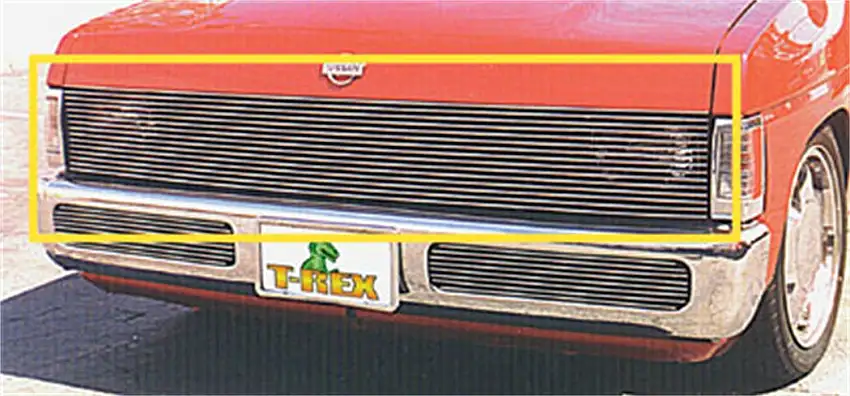 T-Rex Grilles 20771 Billet Phantom Grille, Polished, Aluminum, 1 Pc, Insert