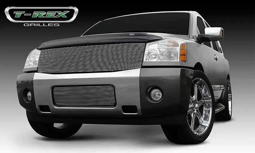 T-Rex Grilles 20780 Billet Grille, Polished, Aluminum, 1 Pc, Replacement