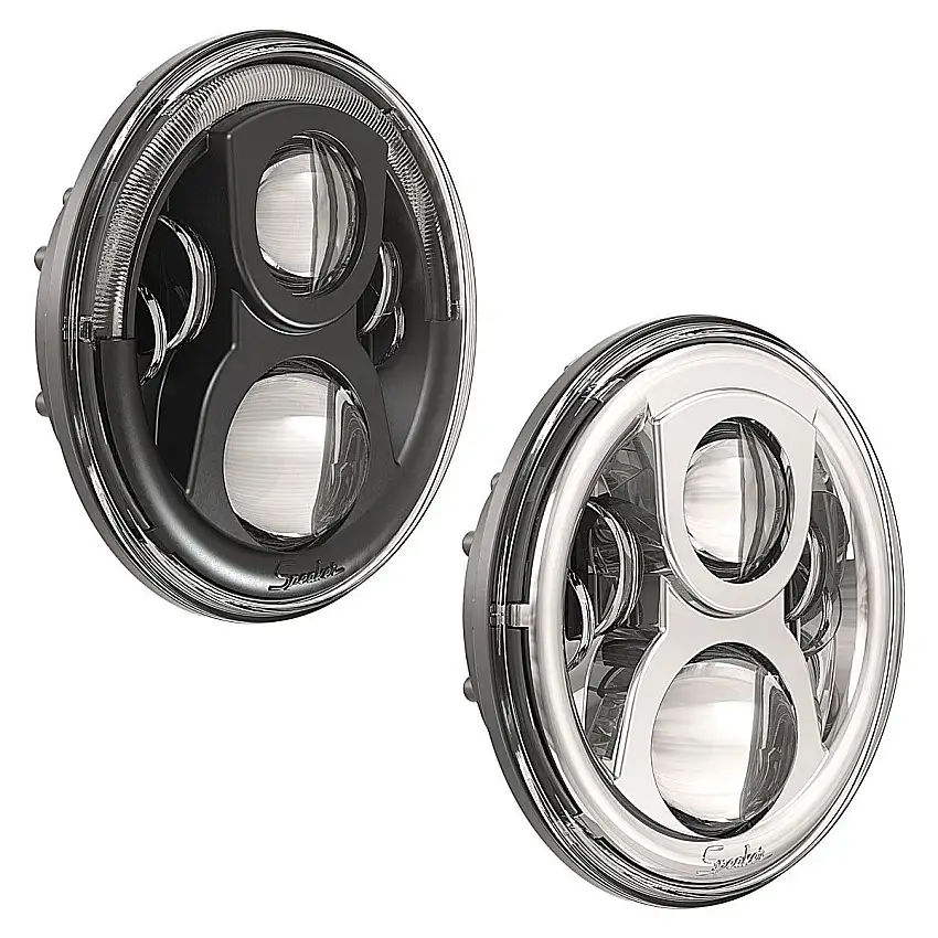 J.W. Speaker Model 8700 Evolution 2 Series 7" LED Headlight for 97-06 Jeep Wrangler TJ & 04-06 Wrangler Unlimited LJ 0554961-