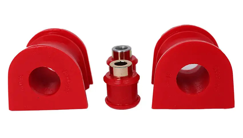 Energy Suspension 20.5103R Sway Bar Bushing Set; Red; Rear; Bar Dia. 33 mm.; Performance Polyurethane