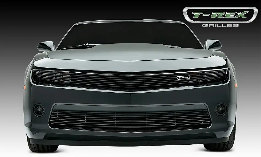 T-Rex Grilles 21032B Billet Phantom Grille, Black, Aluminum, 1 Pc, Overlay