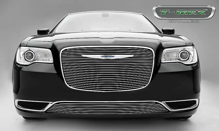 T-Rex Grilles 21436 Billet Grille, Polished, Aluminum, 1 Pc, Overlay