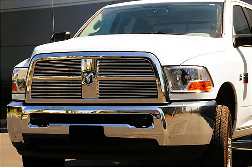 T-Rex Grilles 21451 Billet Grille, Polished, Aluminum, 4 Pc, Overlay