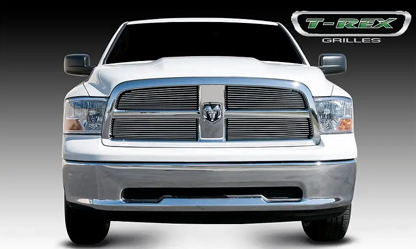 T-Rex Grilles 21456 Billet Grille, Polished, Aluminum, 4 Pc, Overlay