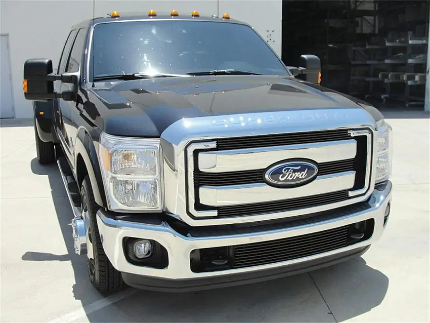 T-Rex Grilles 21546B Billet Grille, Black, Aluminum, 4 Pc, Overlay