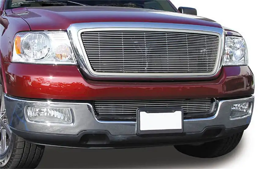 T-Rex Grilles 21551 Billet Grille, Polished, Aluminum, 1 Pc, Overlay
