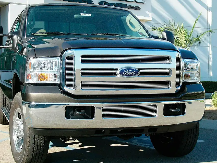 T-Rex Grilles 21561 Billet Grille, Polished, Aluminum, 6 Pc, Overlay