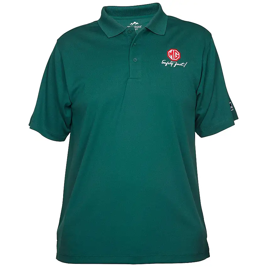 Green MG Safety Fast Polo Shirt