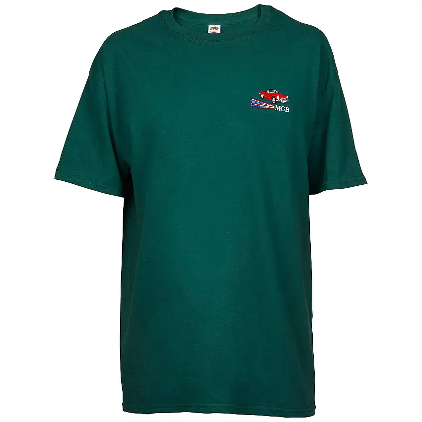Green Embroidered MGB T-Shirts