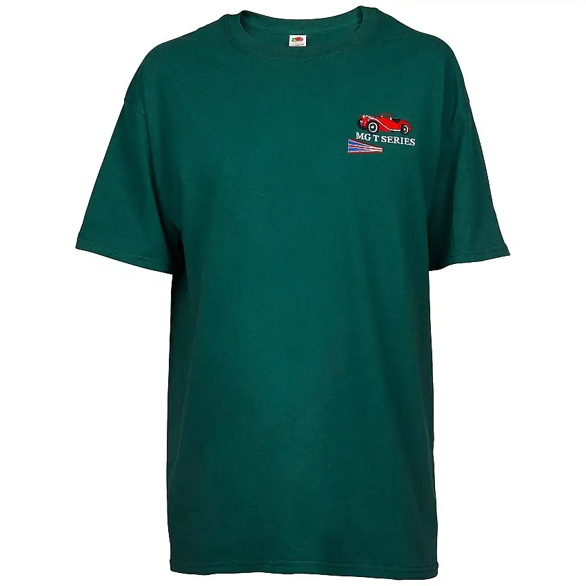 Green Embroidered MGT T-Shirts