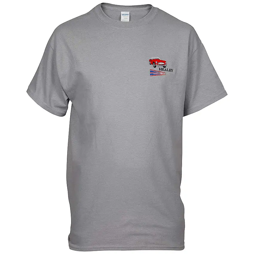 Grey Embroidered Austin Healey T-Shirts