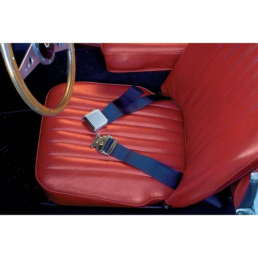 Vintage Bolt-In 2-Point Seatbelt - Flat Mount