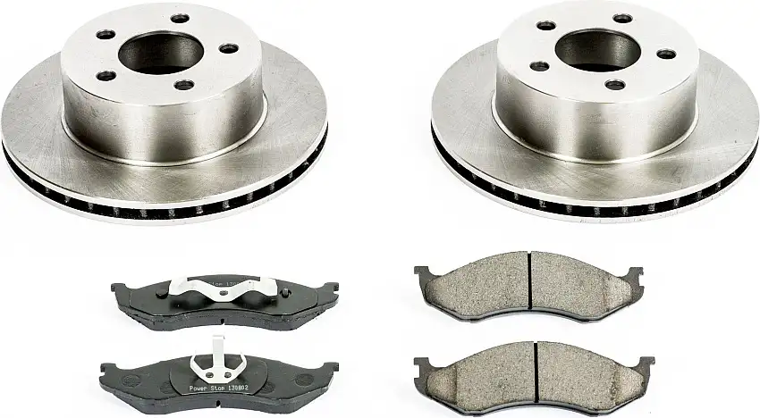 Power Stop Front Z16 Autospecialty Daily Driver OE Brake Kit for 90-99 Jeep Wrangler YJ & TJ KOE2119