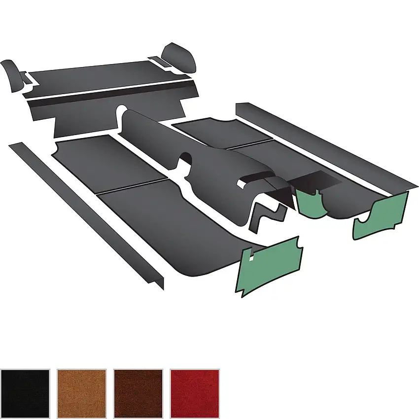 Moss Handcrafted Carpet Kit, MGB