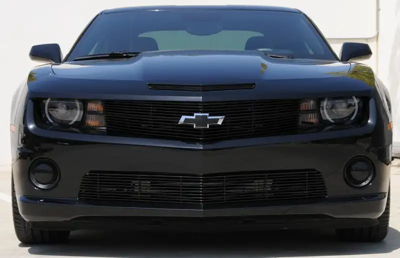 T-Rex Grilles 25028B Billet Bumper Grille, Black, Aluminum, 1 Pc, Overlay