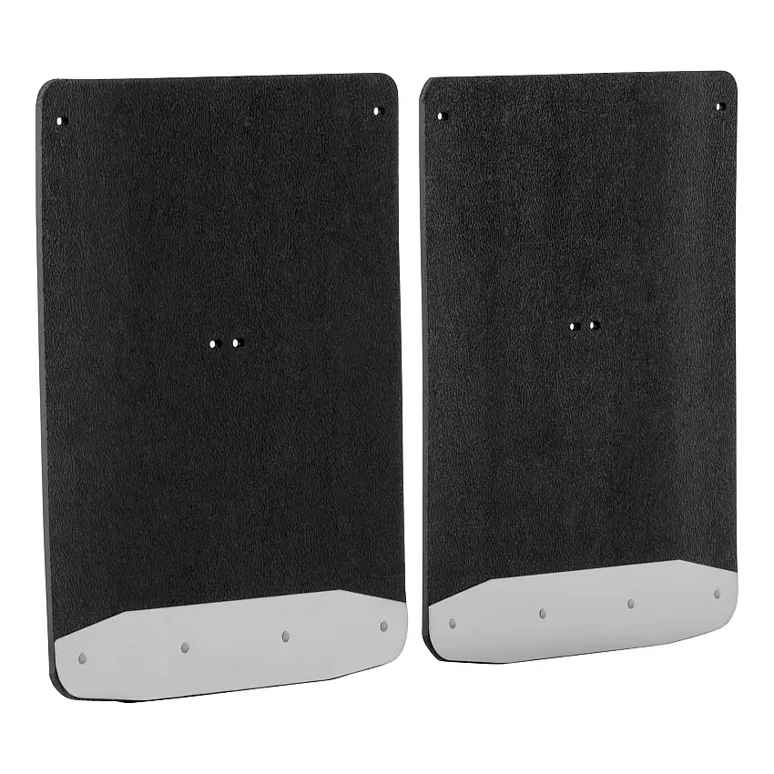 LUVERNE 250744 Rear Dually 20" x 23" Rubber Mud Guards, Select Silverado, Sierra 3500 (2 Flaps)