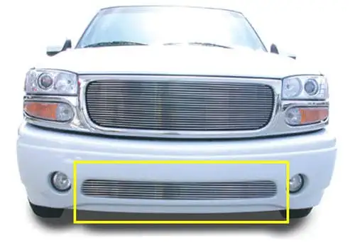 T-Rex Grilles 25179 Billet Bumper Grille, Polished, Aluminum, 1 Pc, Bolt-On