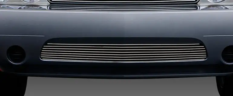 T-Rex Grilles 25416 Billet Bumper Grille, Polished, Aluminum, 1 Pc, Overlay