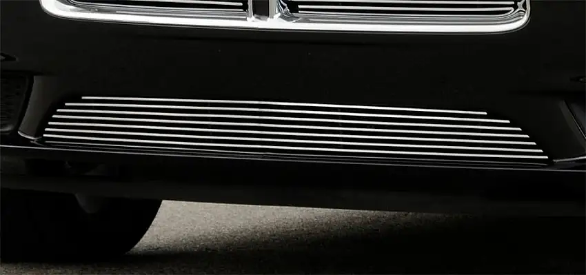 T-Rex Grilles 25442 Billet Bumper Grille, Polished, Aluminum, 1 Pc, Overlay