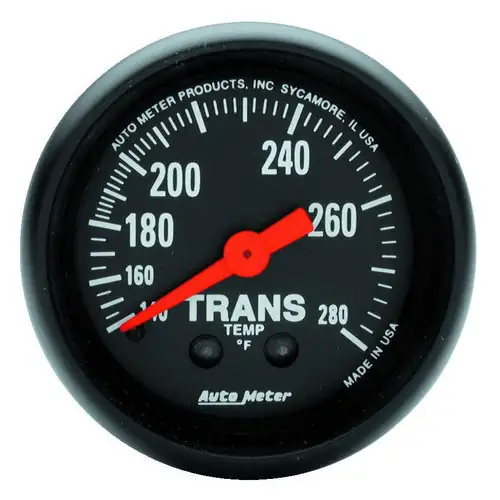 Auto Meter 2615 Z-series Transmission Temperature Gauge 140-280 F
