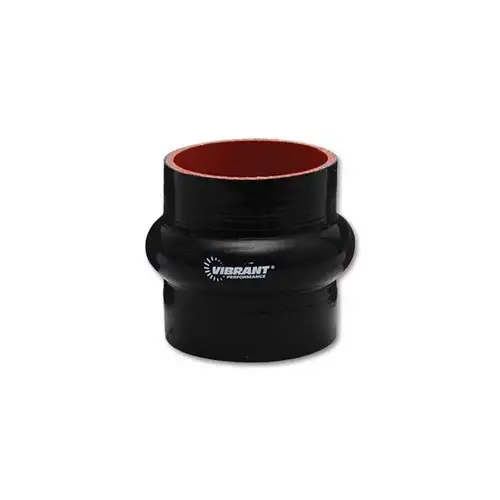 Vibrant 5" Silicone Hump Hose Coupler5" ID X 3" Long- Black 2739
