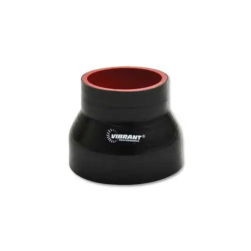 Vibrant 3"-3.5" Silicone Reducing Coupler 3"-3.5" X 3" Long- Black 2774