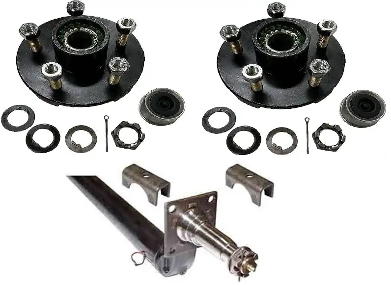 Lippert Components DR35ID-73-57-US-IHA-545-EZL 3.5K 4in Drop Idler Axle Kit Lippert