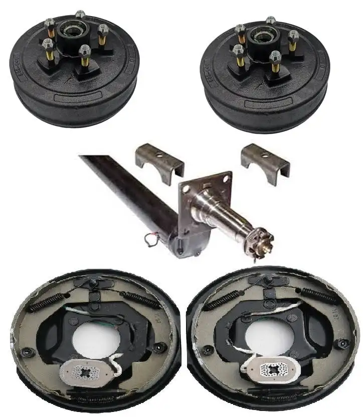 Lippert Components DR35BR-73-58-US-BDA-545-EZL 3.5K 4in Drop Electric Brake Axle