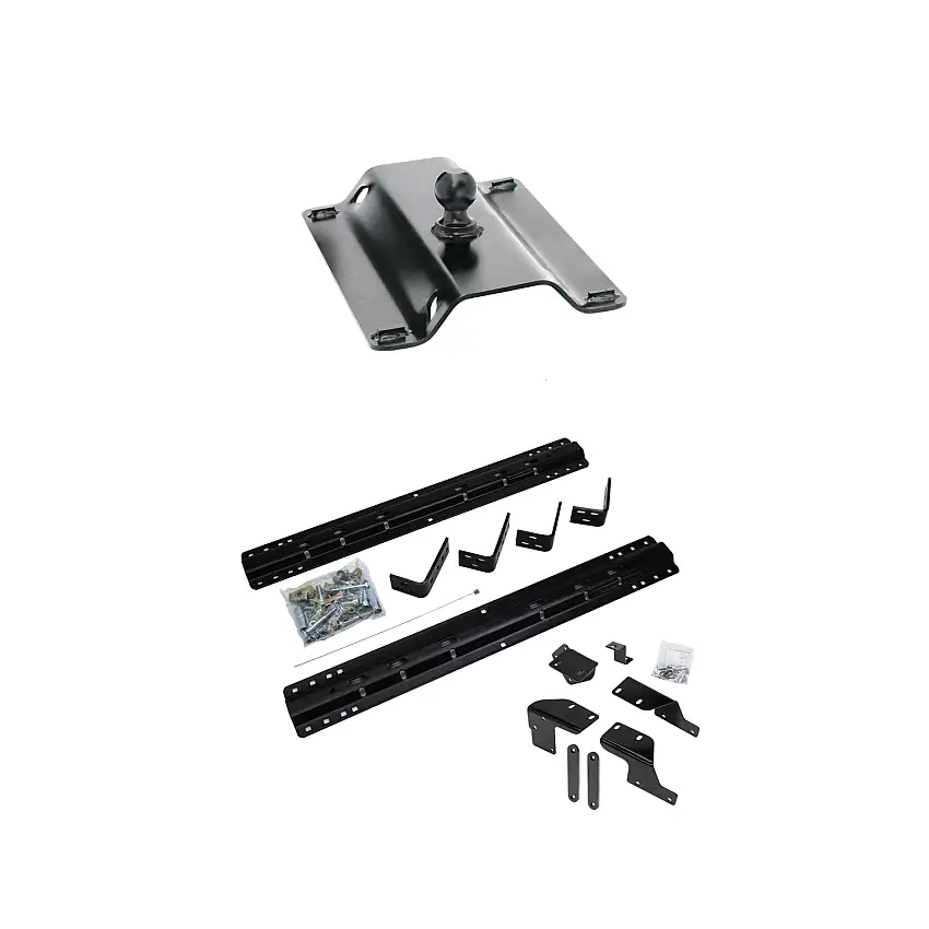 2015-2017 Toyota Tundra Reese 25K Fifth Wheel Gooseneck Plate w/ Universal Rail Kit & Custom Fit Brackets