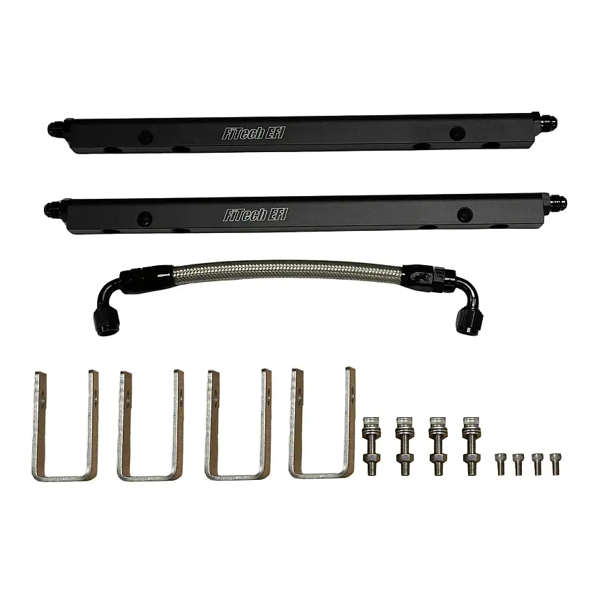 FiTech 30254-1 BBC Go Port Fuel Rail Set