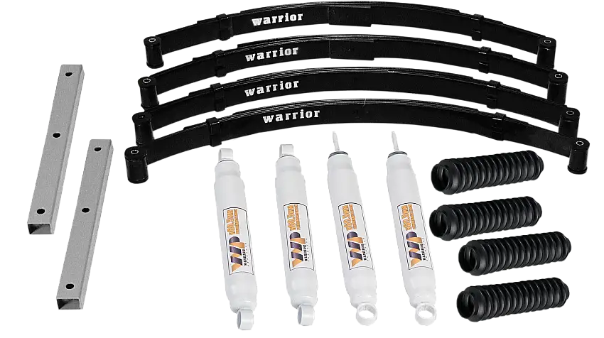 Warrior Products 3" Lift Kit w/ Shocks For 1987-95 Jeep Wrangler YJ 30631