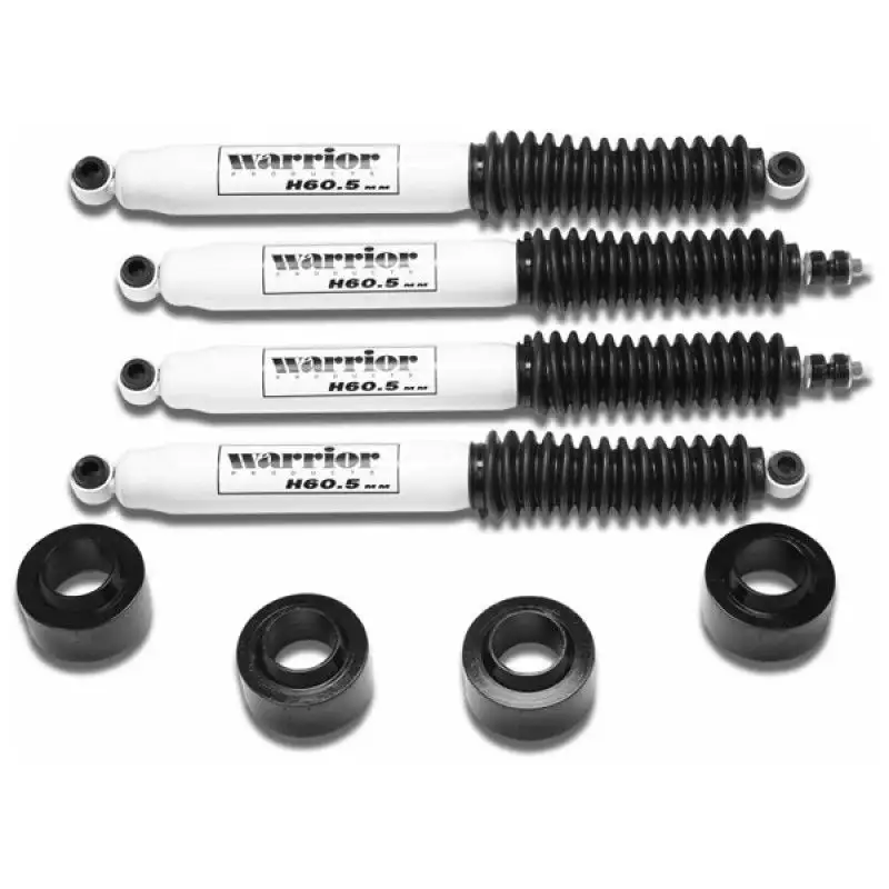 Warrior Products 2" Lift Kit with Shocks For 1997-06 Jeep Wrangler TJ Models 30720