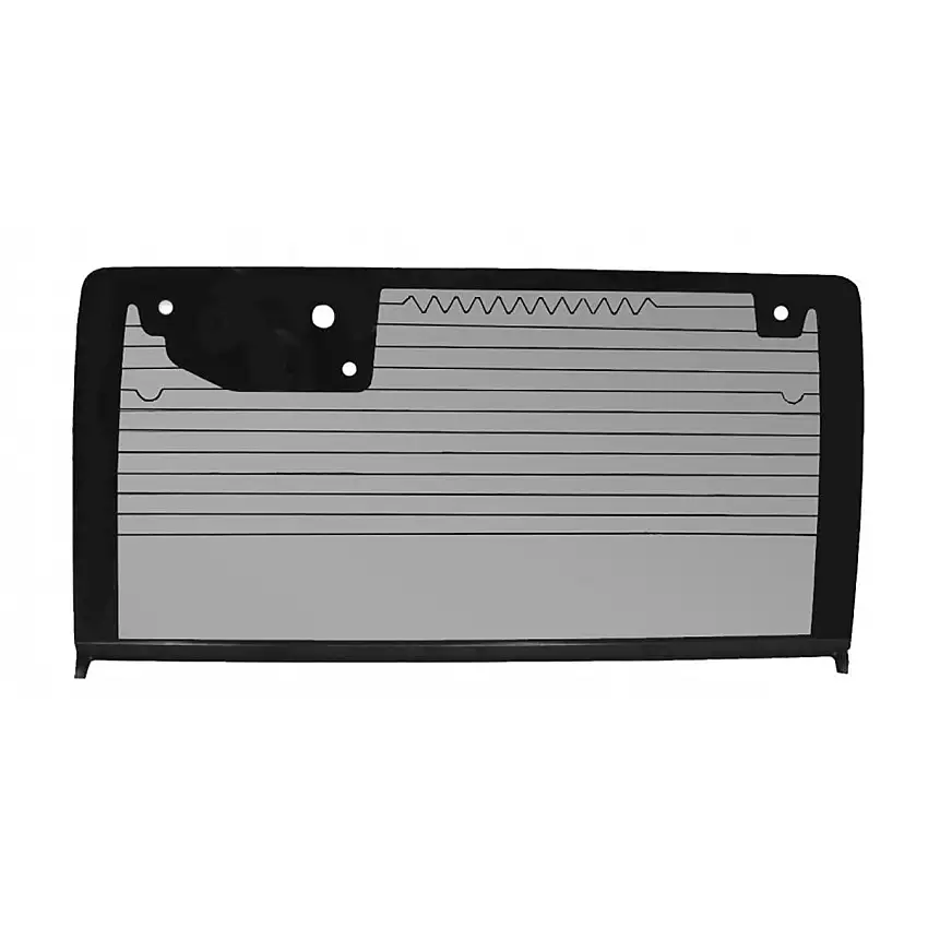 PPR Industries Replacement Hard Top Rear Liftgate Glass for 07-10 Jeep Wrangler JK with Defrost & Gray Tint 30 9907 07-10G