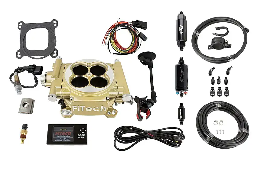 FiTech 31005 Easy Street 600 HP Classic Gold EFI System Master Kit