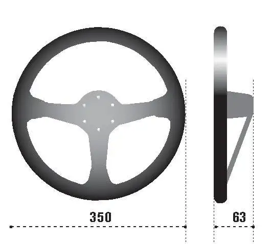 Sparco Strwhl L777 Suede Black