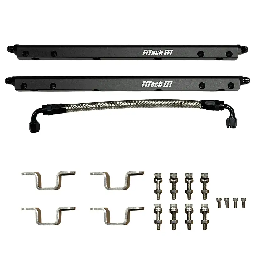 FiTech 32454-1 SBF Go Port Fuel Rail Set