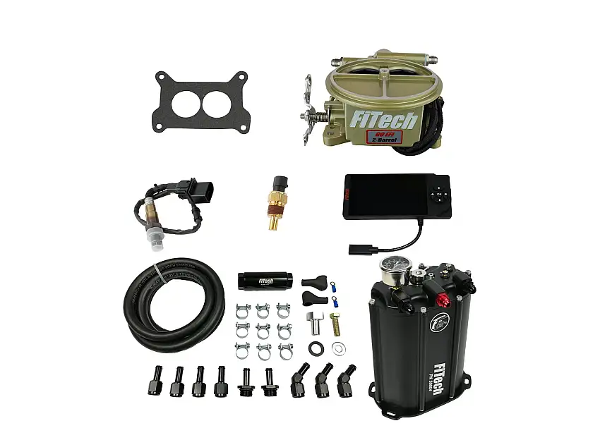 FiTech 35001 Go EFI 2 Barrel 400 HP Classic Gold EFI System