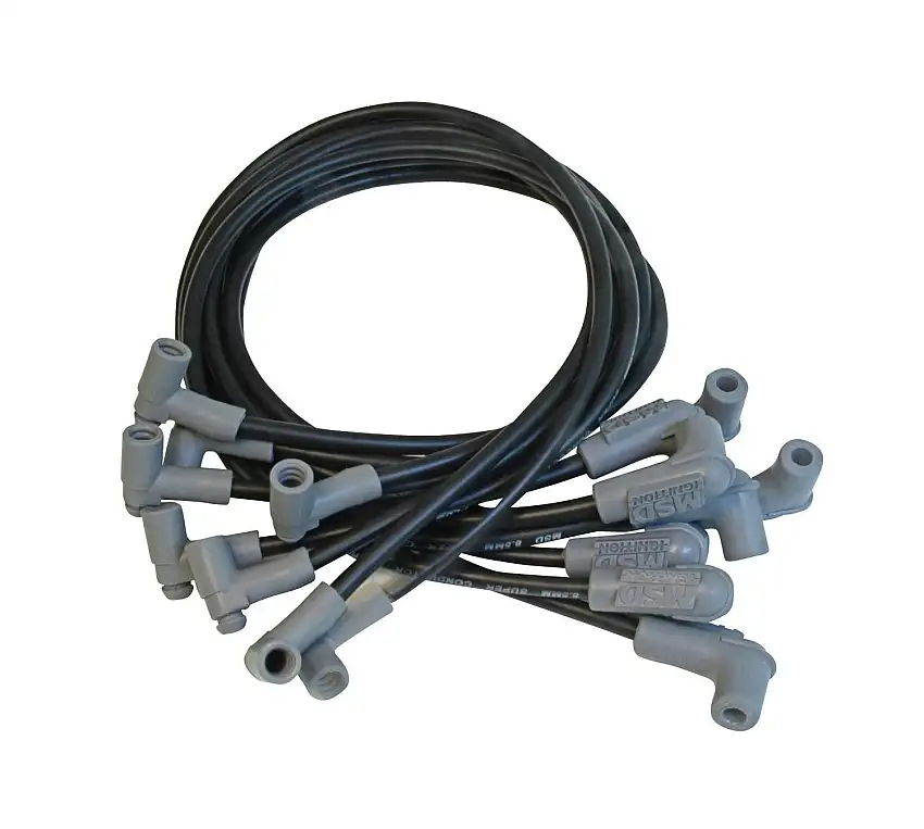 MSD Performance 35603 Wire Set, SC Blk, BB Chevy for use with HEI Tower Cap