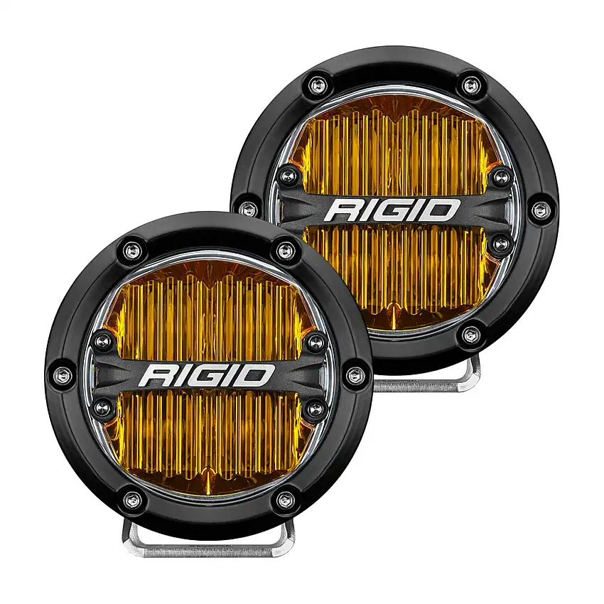 RIGID Industries 36111 360-Series 4in SAE J583 Fog Light Selective Yellow Pair