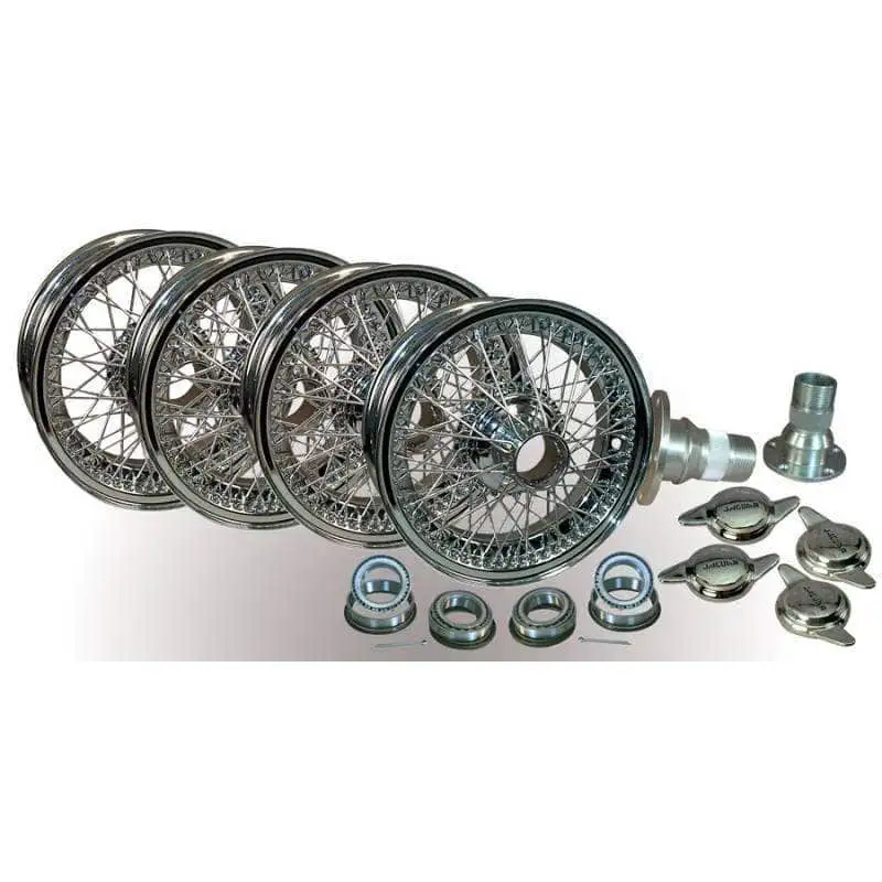 Complete Wire Wheel Kit, XK120-150