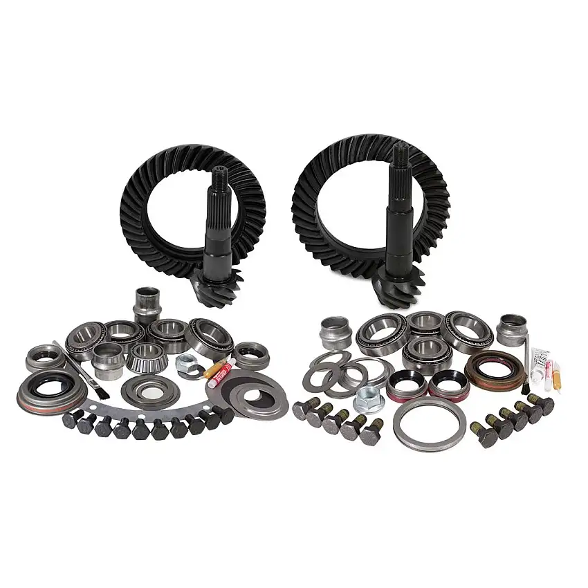 Yukon Gear & Axle Front & Rear Ring and Pinion with Master Install kits for Jeep Cherokee XJ with Dana 30 Front HP / Chrysler 8.25 Rear YGK003-