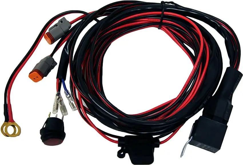 RIGID Industries 40196 RIGID Wire Harness; Fits D-Series Pair And SR-Q Series Pair With 6 LEDs