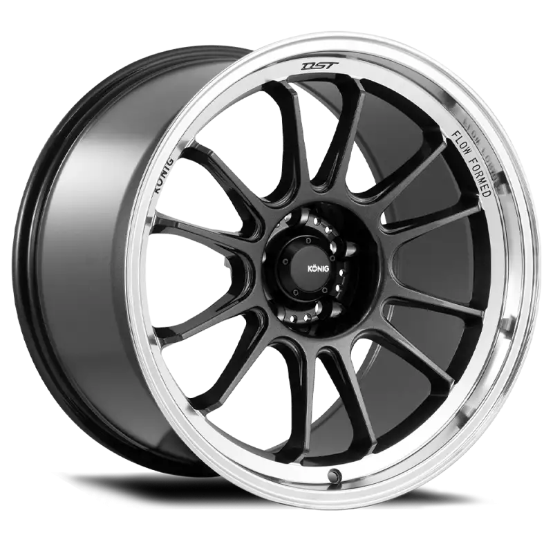 Konig Hypergram 18x11 5x112 ET40 Metallic Carbon w/ Machined Lip