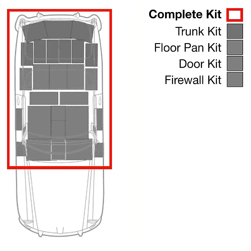 Custom Sprite/Midget Sound & Heat Insulation Kits by Hushmat