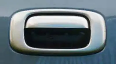 TFP 410BR Tailgate Handle Insert Brushed Finish Stainless Steel Chromed Finish