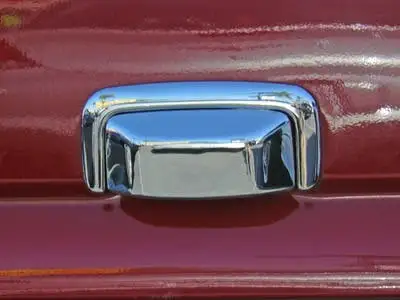 TFP 411VT Tailgate Handle Insert Liftgate Lever and Bezel Plastic Chromed Finish