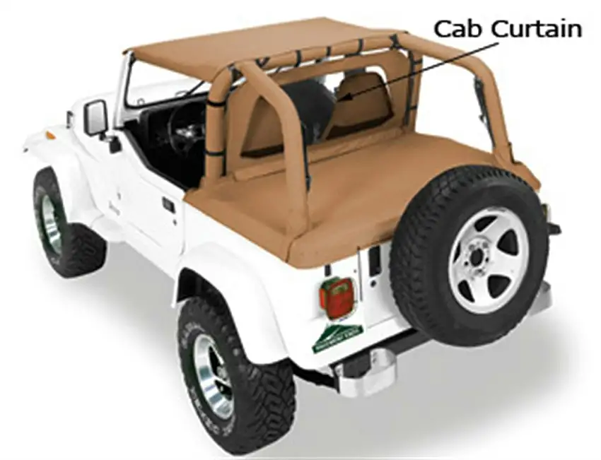 Pavement Ends 41424-35 Cab Curtain